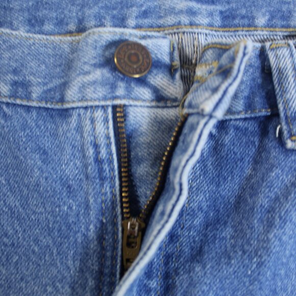 Lee Mens 34x30 Jeans Regular Fit Straight Leg Blue Medium Wash Denim - Picture 6 of 8